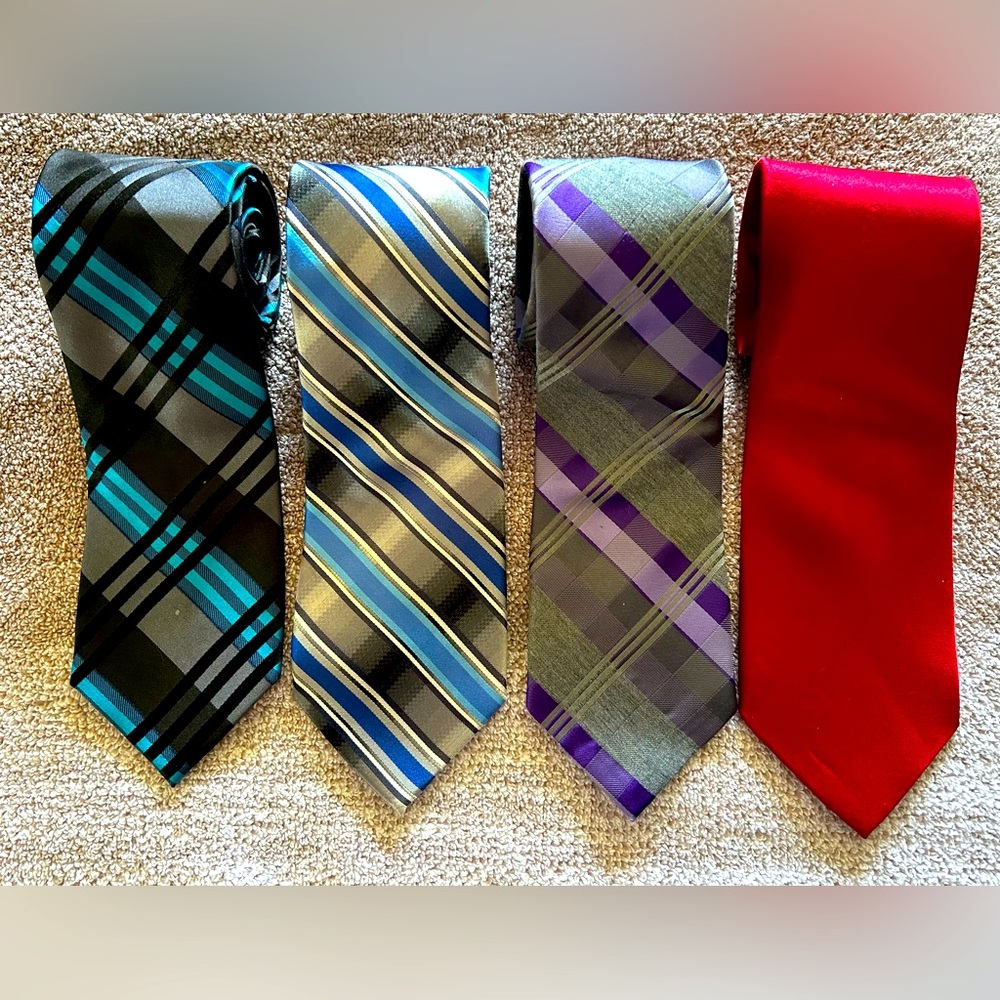 Various Assortment of Ties - Lot of 4